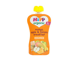 Mango, apple & banana breakfast