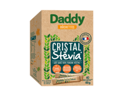 Bûchettes Cristal Stévia Daddy 60g