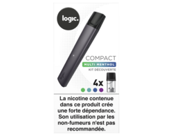 Kit découverte (1 ecig + 4 pods menthol 18mg)