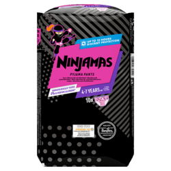 Pampers Ninjamas 4-7 ans GIRL x10