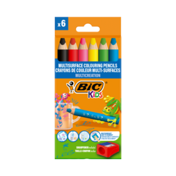 BIC® Multisurface Pencil Set - 3 Pencils + Sharpener