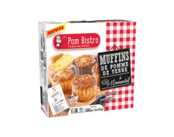 Muffins de pomme de terre à l'emmental 4x75g