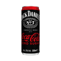 Jack Daniel's & Coca-Cola Zero 330ml