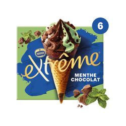 Cône Extrême Menthe Chocolat X6