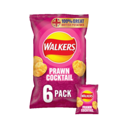 Walkers Prawn Cocktail Crisps 6X25g