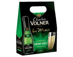 Charles VOLNER Les Minis Demi-Sec 3 x 20 cl