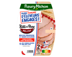 Rôti de porc cuit 2 tranches FFEE