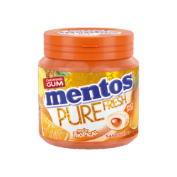 Mentos Pure Fresh goût Tropical, 50 dragées