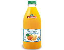 Pur jus d’Oranges pressées sans pulpe 