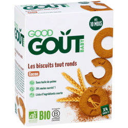 Les Biscuits tout ronds au Cacao 80g 