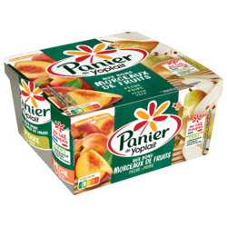 Panier de Yoplait Pêche - Poire 4x125g