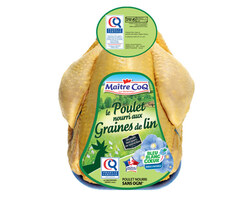 Poulet certifié entier nourri aux Graines de lin