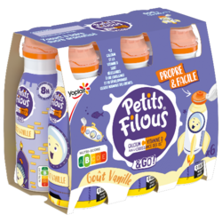 Petits Filous & Go Yaourts à boire Vanille 6x100g