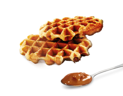....ou sur des gaufres !