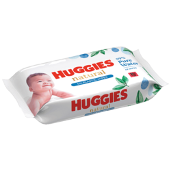 Lingettes Huggies Natural 1x48