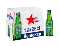 Heineken 0.0 bière blonde sans alcool 12x25cl 0.0°