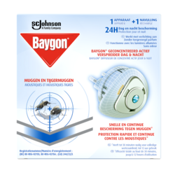 Baygon Diffuseur de Concentré Actif - Moustiques & Mouches