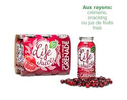 Pack de 6 bouteilles de 120ml de jus de grenade Life Juice