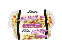 Penne au pesto + Poulet rôti