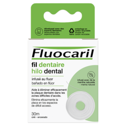 Fil dentaire infusé au Fluor