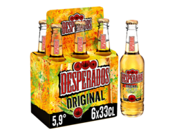 Desperados Original bière aromatisée tequila 6x33cl 3°