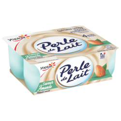 Perle de Lait Saveur Amande x4