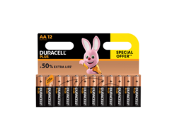 Duracell Plus AA 12 piles offre spéciale 