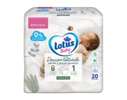 Couches Lotus Baby Douceur Naturelle T1x20