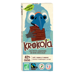 Chocolat au lait tendre 41% - bio