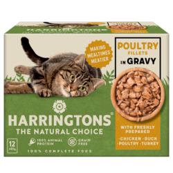 Harringtons Cat Food Poultry in Gravy 12x85g