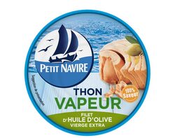 Thon Vapeur avec un filet d’huile d’olive