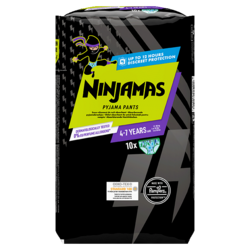 Pampers Ninjamas 4-7 ans BOY x10