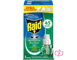 Raid® Recharge électrique liquide 45 nuits Eucalyptus