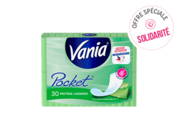 Vania® Protège-slips Pocket x30