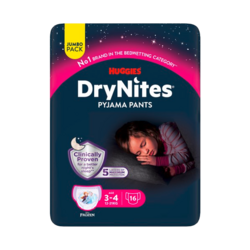 DryNites®  3-4 ans (12-21kg) fille x16
