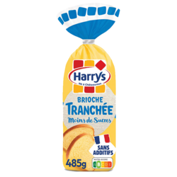 Brioche Tranchée Moins de sucres 485g