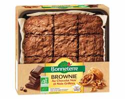 Brownie au Chocolat Noir et Noix Grillées