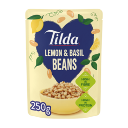 Tilda Pulses Lemon and Basil Beans 250g