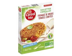 Galettes Céréales Fromage de Brebis Tomates