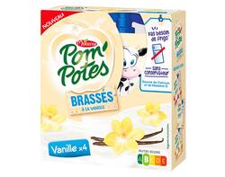 Pom’Potes® Brassés Vanille x4