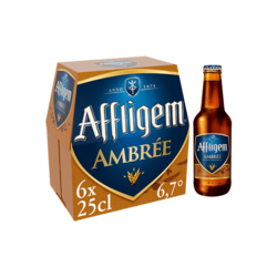 Affligem Ambrée bière double d'Abbaye 6x25cl 6.7°