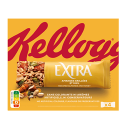 Barres Extra Amandes Miel -  4x32g