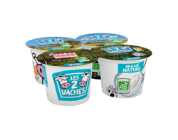 Yaourt Bio Brassé Nature 115gx4