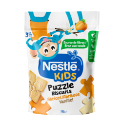 Puzzle Biscuits Abrikoos Vanille 140g