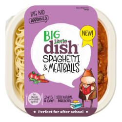 Big Dish Spaghetti Meatballs Kids Meal