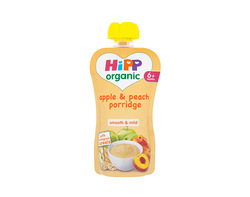 Apple & peach porridge