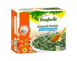 Epinards Hachés à la Crème Fraîche 600g