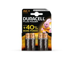 Duracell Plus Power AAx4