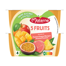 5 Fruits Exotiques  - 4x100g
