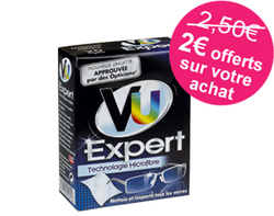 VU Expert nettoyant optique lingettes